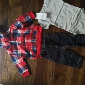 NWT newborn boy 3 piece set